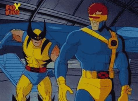 Cyclops Wolverine GIFs .